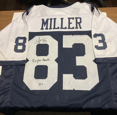 Camiseta Anthony Miller Autografiada Dallas Cowboys Beckett Verificada Auténtica Foto 1 de 4