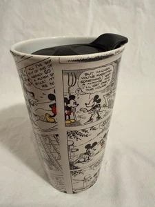 Vintage Disney Mickey Mouse Comic Streifen 10 Unzen Reisebecher - Bild 1 von 10
