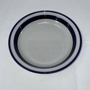 Cobalt Fjord Noritake Primastone Serving Bowl 8 1/2” Mcm Vtg Blue - Picture 1 of 5