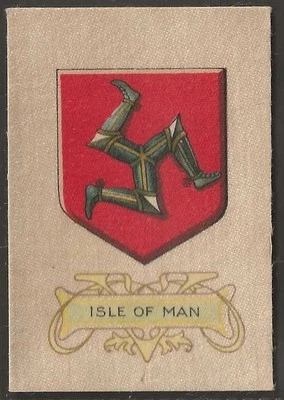 WILLS AUSTRALIAN-ARMS OF THE BRITISH EMPIRE 1910 (SILK SILKS)-#46- ISLE OF MAN - Image 1 of 2