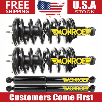 Amortiguadores delanteros y traseros Monroe para Nissan Titan 2004-2012 2013 2014 2015 2x2 Foto 1 de 4
