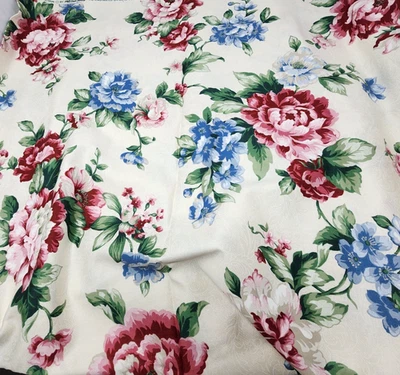 Vtg Mill Creek Fabric Upholstery Enchanted Gardens Collection Scotchgard 3.6 yds - Image 1 of 4