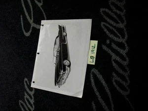 #1912L8 Cadillac Eldorado Brougham Town car factory photo WITH GM stamp - Picture 1 of 1