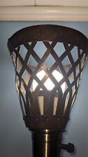 Vintage Iron Strap Votive Candle Holder Or Lamp Shade Basket Design