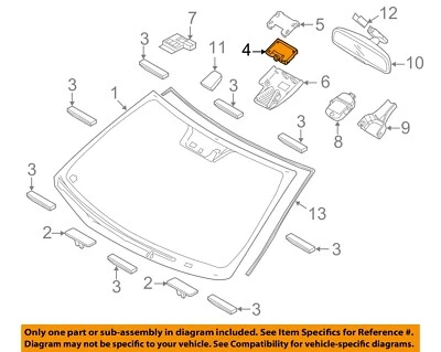 Sensor de parabrisas KIA OEM 14-16 Cadenza 958903R750 Foto 1 de 2