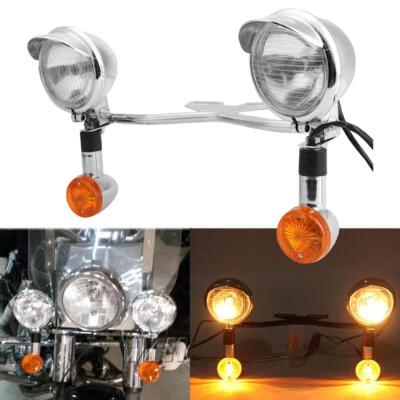 Passing Turn Signal Light Bar Set For Suzuki Intruder Volusia VS VL 700 800 1400 Foto 1 de 4