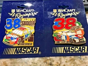 ELLIOTT SADLER #38 M&M RACING NASCAR TWO PIN SET 2003 2004 - Picture 1 of 3