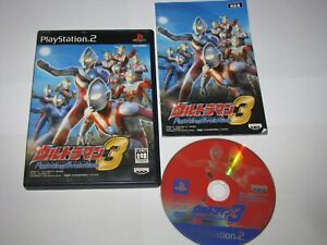 Ultraman Fighting Evolution 3 Playstation 2 PS2 Japan import US Seller