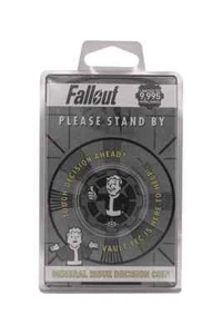 Fallout Vault Tec Allgemeine Ausgabe Entscheidung Münze Thumps Up Down Offiziell NEU - Bild 1 von 2