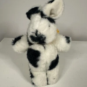 1991 HARVEY Spotted Easter Bunny Rabbit, North American Bear Co,Cow Fur Muffy - Picture 1 of 9