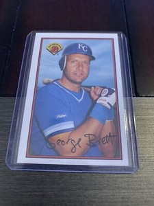 1989 BOWMAN #121 GEORGE BRETT Kansas City Royals MLB NM-MT FREE SHIP BUY NOW