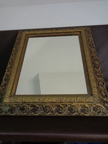 Vintage Ornate Framed Rectangular Mirror Cover
