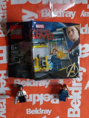 LEGO Super Heroes Captain Marvel and Nick Fury (30453) *MINIFIGURES ONLY* new - Image 1 of 4