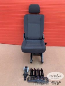 VW T6 Transporter Seat rear single Transporter KUTAMO T5 | Sitz Einzelsitz - Imagen 1 de 1