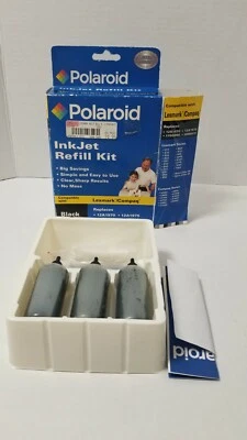 Polaroid InkJet Refill Kit Black Compatible with Lexmark Compaq New Open Box - Image 1 of 4