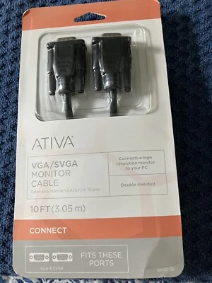 Ativa Monitor Cable 10ft - Image 1 of 3
