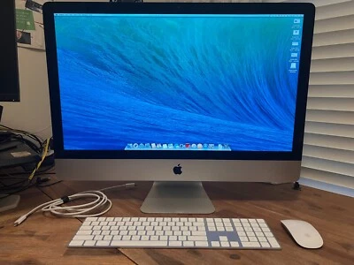 Apple iMac 27 Late 2013 3.5GHz i7 32GB RAM 2GB GTX 775M 1TB macOS Mavericks USED - Image 1 of 4
