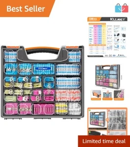 Multipurpose 1200PCS Heat Shrink Wire Connectors for Marine and Automotive Use - Picture 1 of 10