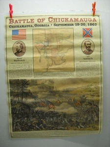 Schlacht von Chickamauga Bürgerkrieg Poster 18" x 24" Pergament wie Papier, Geschichte - Bild 1 von 7