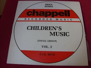 Chappell Index Series Children's Music vol 2  NM  Library  LP  Psych/Funk/Breaks - Imagen 1 de 4