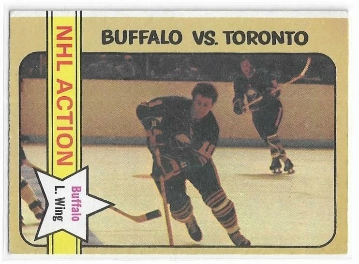 RICK MARTIN 1972-73 OPC Hockey NHL ACTION card #182 Buffalo Sabres EX- - Image 1 of 1