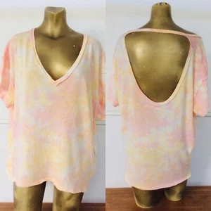Neu mit Etikett We the Free FREE PEOPLE beere KOMBI-Mini Batik Oversize Slouch TOP Medium - Bild 1 von 10
