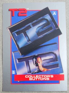 1991 Impel Terminator 2 Collector's Button B Expired Offer Card - Picture 1 of 2