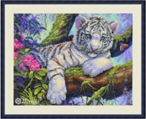 White Tiger - Merejka - Counted Cross Stitch Kit New - Picture 1 of 1