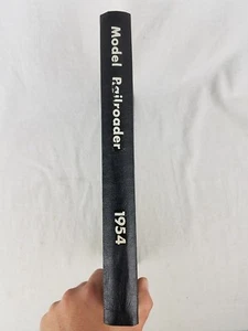 1954 Model Railroader Bound Volume March - October - Picture 1 of 3