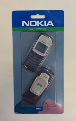 SCOCCA ORIGINALE DI RICAMBIO PER NOKIA N2100 col. DARK PURPLE NUOVA NO RESTITUZ - Immagine 1 di 2