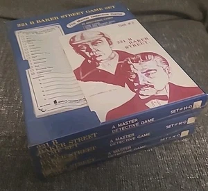 Juego Baker Street 221 B sellado de colección #2 #3 y #4 juego maestro detective nuevo en paquete - Imagen 1 de 4