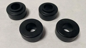 4 Works Performance Shocks Bushing Bumpers 1.3" OD Black Rubber 0.6" ID - Bild 1 von 4