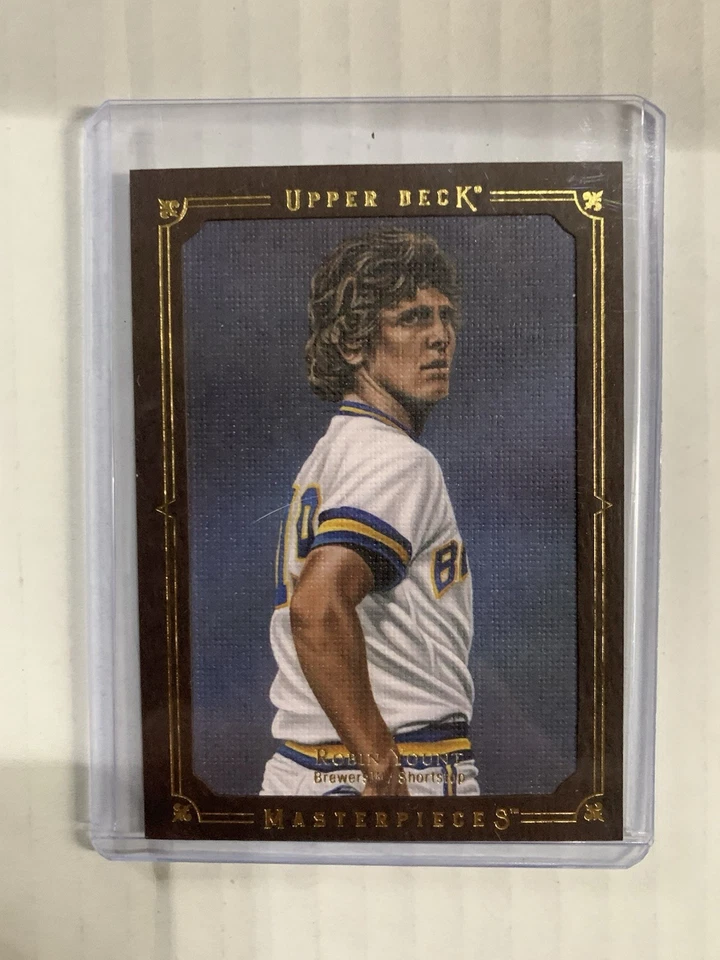 Upper Deck Masterpieces 2008 - Robin Yount #46, marco marrón 20/100 Foto 1 de 2
