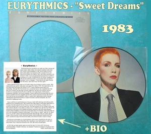 Eurythmics  LP  "Sweet Dreams"  Picture Disc  ©1983  +Bio  -  Good Condition - Picture 1 of 4