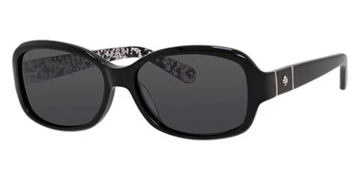 Gafas de sol Kate Spade para mujer CHEYENNE/P/S 0Y21/Y2 55 mm negras - lentes grises - NUEVAS Foto 1 de 2