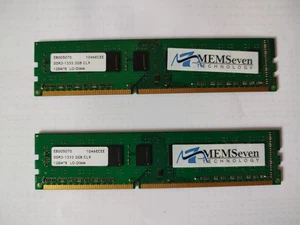 MEMSeven Technology 4GB DDR3 RAM 2x2GB PC1333MHz, funktioniert, Rückgabe mögl. - Afbeelding 1 van 2