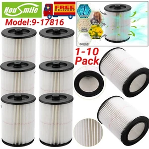 Replacement 17816 Filter Cartridge for Shop Vac 9-17761 Craftsman Wet Dry Filter - Picture 1 of 25