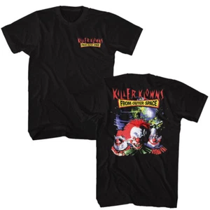 Killer Klowns From Outer Space Halloween Full Color Clown Collage Men's T Shirt - Picture 1 of 9