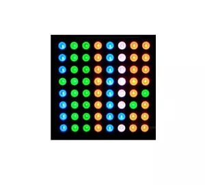 1 STCK. 5 mm 8*8 8x8 Vollfarbe RGB LED Punkt Matrix Display Modul Gemeinsame Anode S - Bild 1 von 4