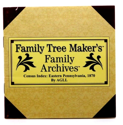 CD Rom Family Tree Makers Family Archives Census Index Eastern Penn 1870 - Image 1 of 3