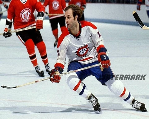 NHL Montreal Canadiens Guy Lafleur No Helmet vs Cleveland Barons 8 x 10 Photo Cover
