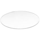 Transparent 3mm thick Mirror Acrylic round Disc Diameter X7L31352