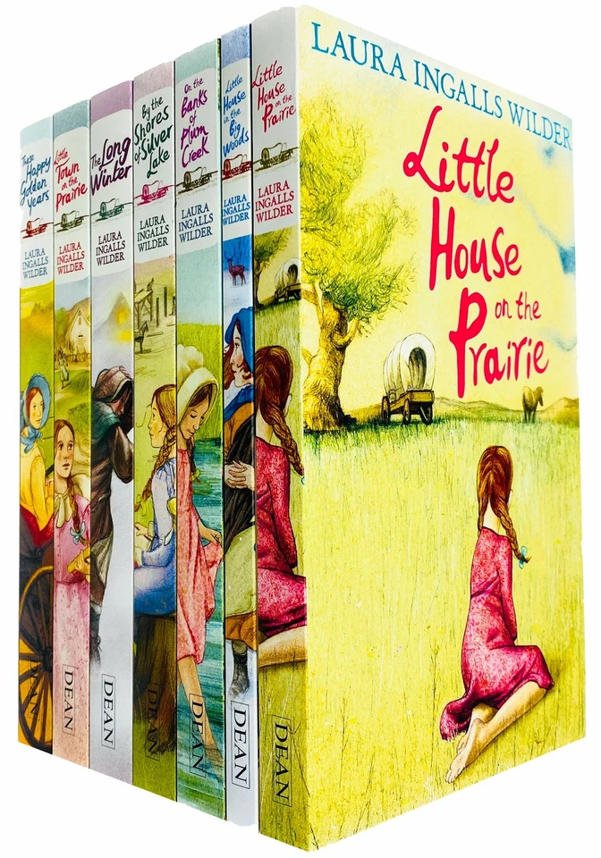 Little House on The Prairie Series 7 Books Collection by Laura Ingalls Wilder L