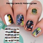 Racing Cars & Motorcycles Waterslide Water Nail Decals Set Of 50  Instructions