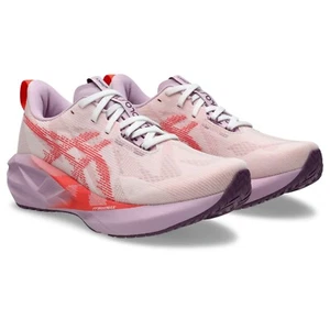ASICS Women's Novablast 5 Running Shoes, White/Coral Reef - Picture 1 of 4
