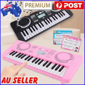 37 Keys Electric Piano Kids Educational Toy Portable Electronic Piano Keyboard - Picture 1 of 18