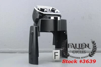 Harley Road Glide 2017 - medidor de calibre cubierta carcasa plana negra juego completo Foto 1 de 4