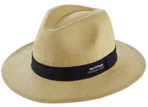 Panama Jack "KINGFIN" Matte Toyo Straw Safari Hat, Style# PJ143, Size S/M - Picture 1 of 4