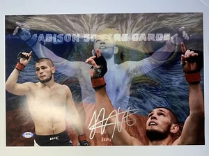 Khabib Nurmagomedov Signed 12x18 Photograph PSA/DNA UFC - Picture 1 of 1
