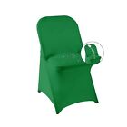 20 Pack Emerald Spandex Folding Waterproof Chair Cover, Stretch Chair Cover P...